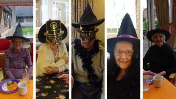 Spooky coffee morning at Scunthorpe care home